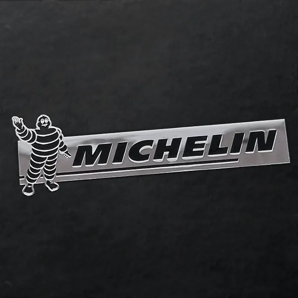 Серебряные наклейки Michelin на клеевой основе Серебряные наклейки Michelin на клеевой основе
