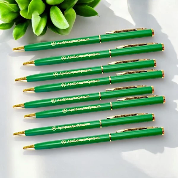 Нанесение логотипа на ручки для АрхГражданКредит