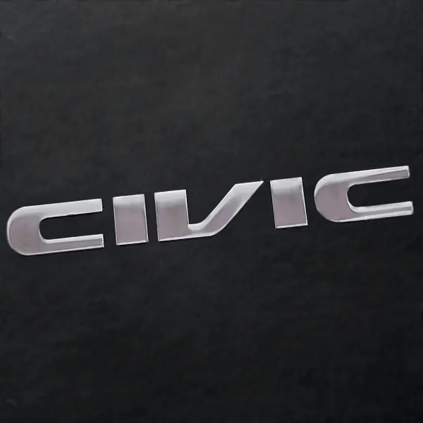 Металлическая наклейка под серебро Civic Металлическая наклейка под серебро Civic