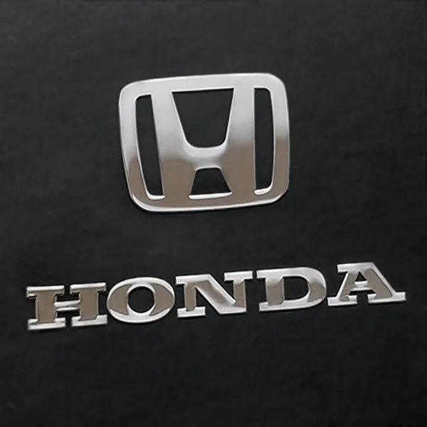 Серебряные наклейки на клеевой основе Honda Серебряные наклейки на клеевой основе Honda