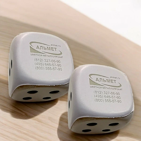 Кубики антистресс с логотипом