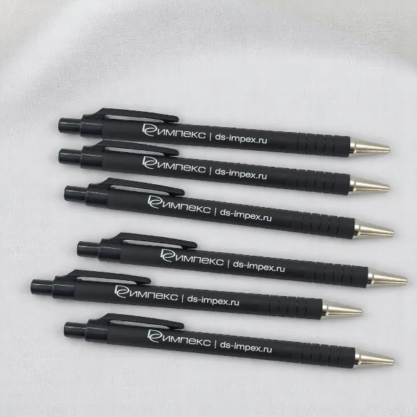 Ручки с логотипом компании DCимпекс. УФ-печать 1 цвет