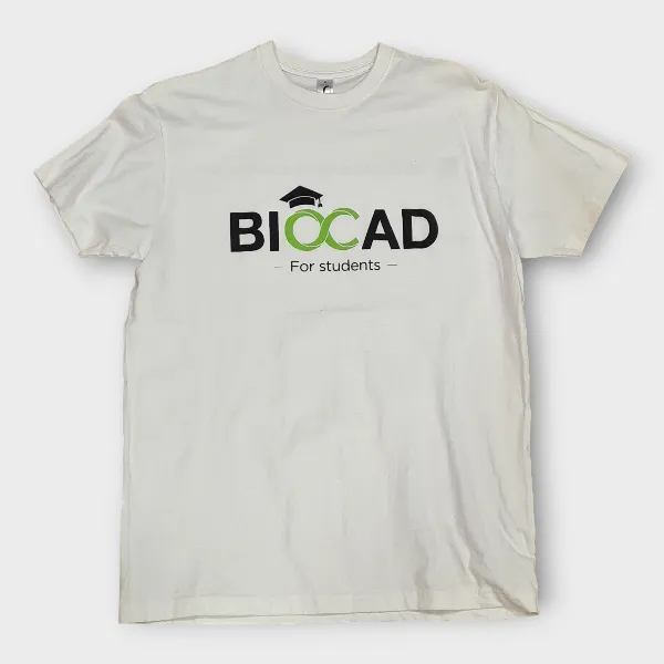 Футболки с логотипом для компании BIOCAD