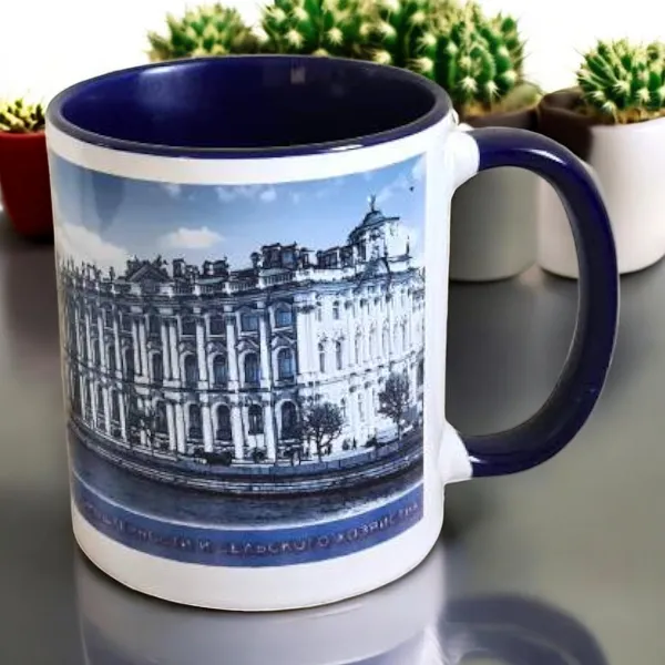 Печать на кружках Зимнего Дворца