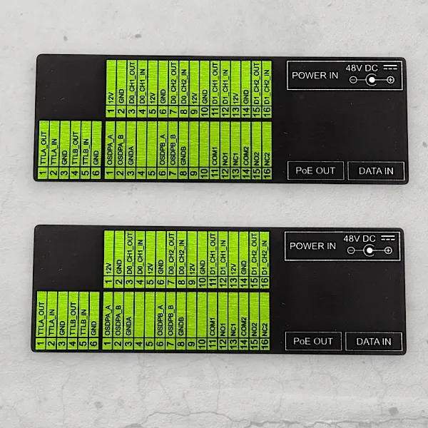 Шильды из алюминия, сублимация, скотч