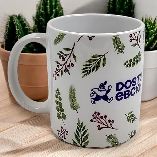 Печать на кружках для компании DOSTAЕВСКИЙ