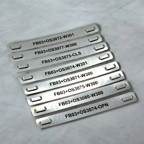 Лазерная маркировка табличек для оборудования