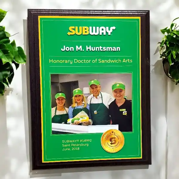 Наградной диплом, уф-печать, объемные элементы