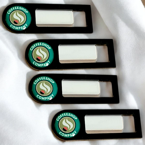 Бейджи с логотипом COFFEESHOP, полимерная заливка