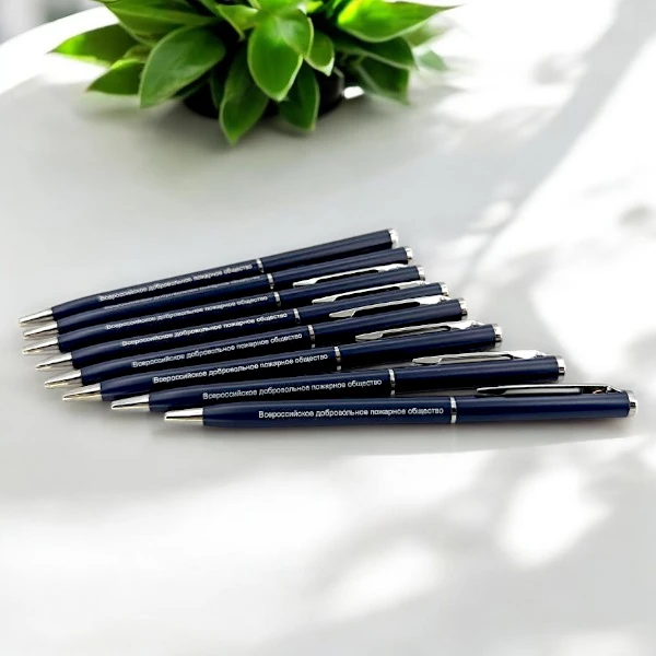 Ручки с логотипом на заказ для Всероссийского пожарного общества