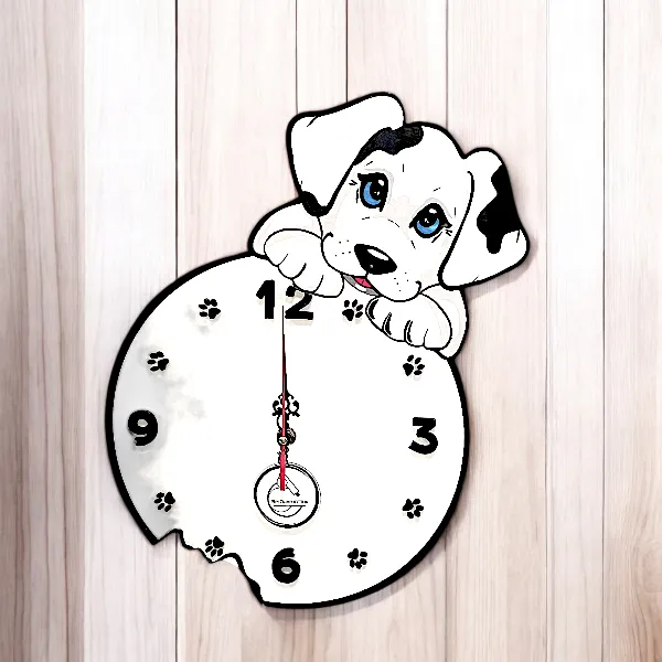 Часы с логотипом для зоомагазина Часы с логотипом для зоомагазина