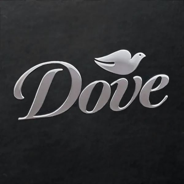 Серебряные наклейки на клеевой основе Dove Серебряные наклейки на клеевой основе Dove