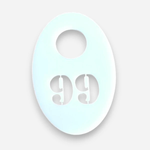 Сквозная резка, акрил 3 мм молочный