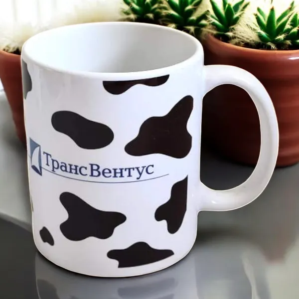 Кружки с логотипом компании ТрансВентус