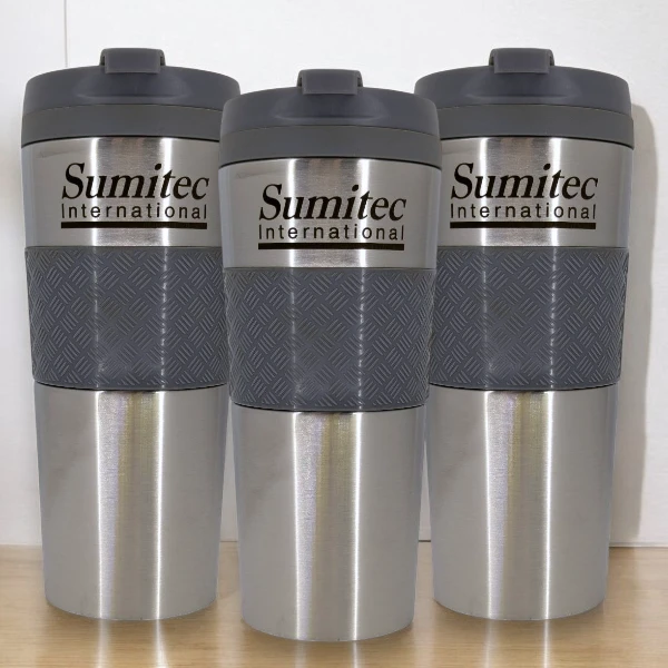 Стальные термокружки, нанесение по окружности