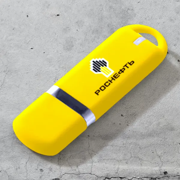 Печать на флешках логотипа РОСНЕФТЬ