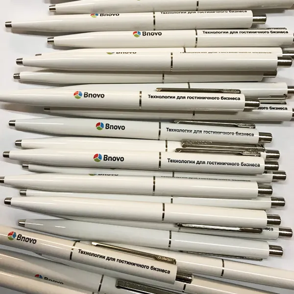 УФ-печать логотипа Bnovo 4 цвета